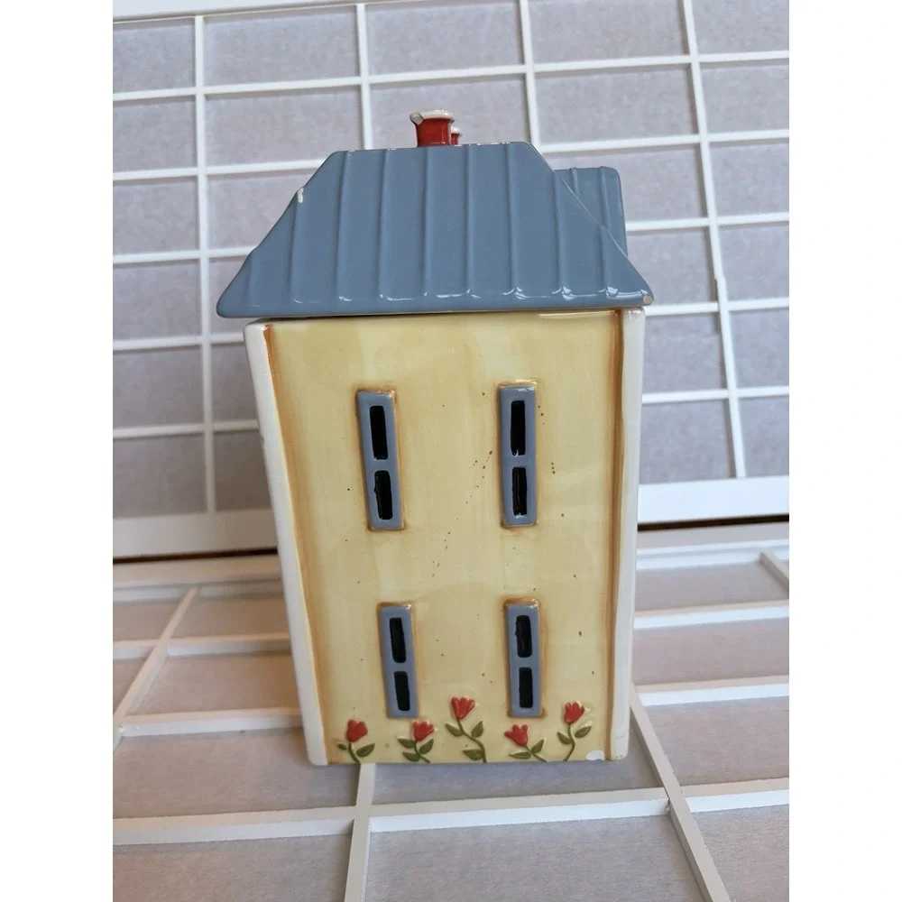 Vintage Kitchen 90s Cracker Barrel Cookie Jar/Canister Cottagecore Farmhouse